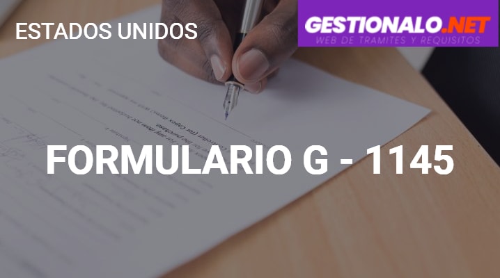 Formulario G-1145